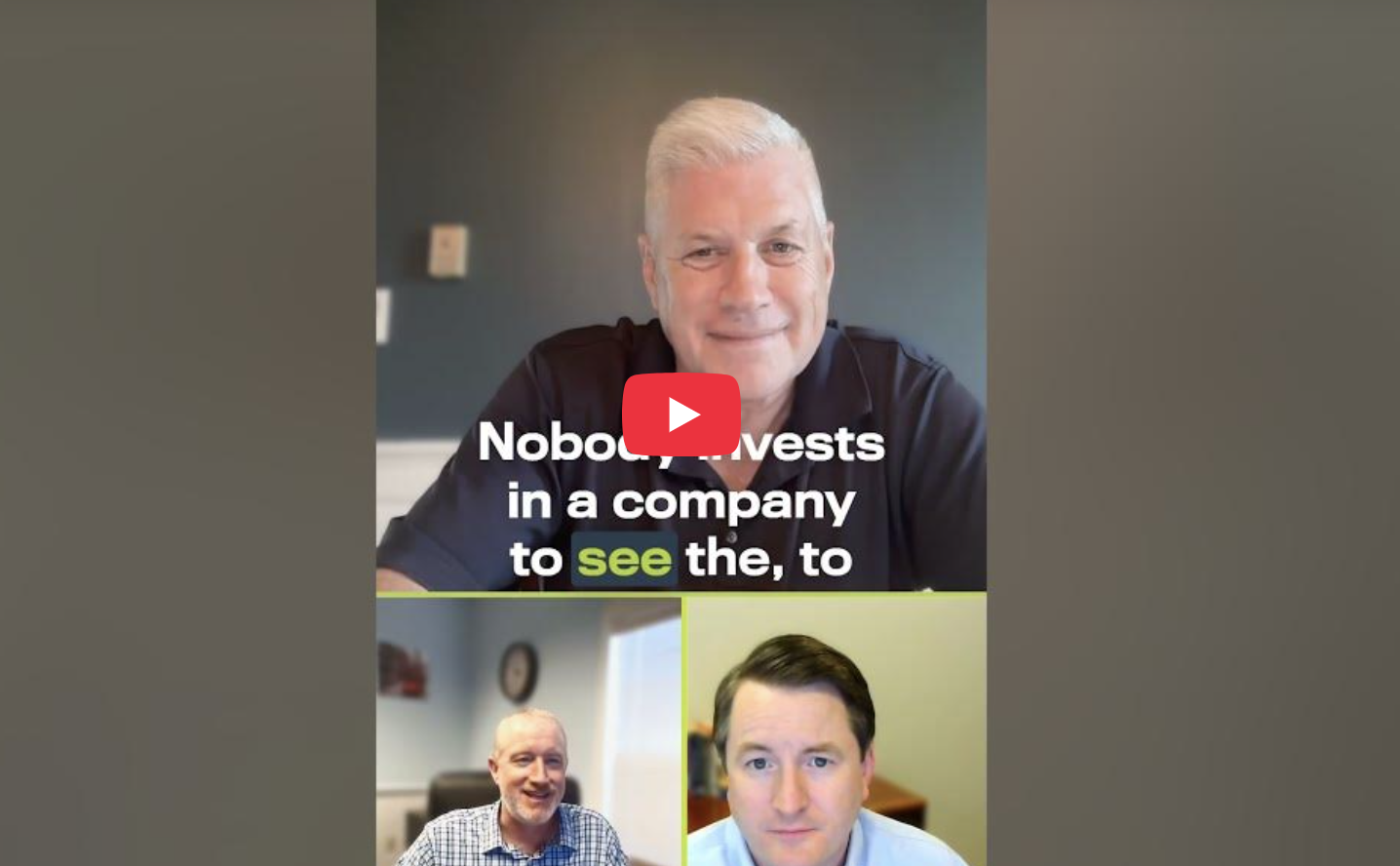 Thinking about bringing in outside investment? 