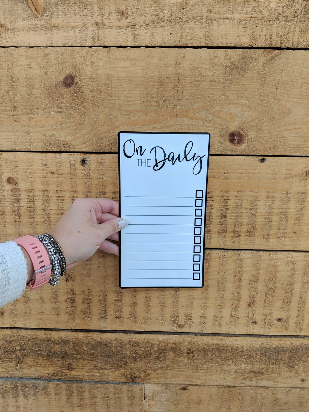 Daily Goals + Tasks Erasable Board