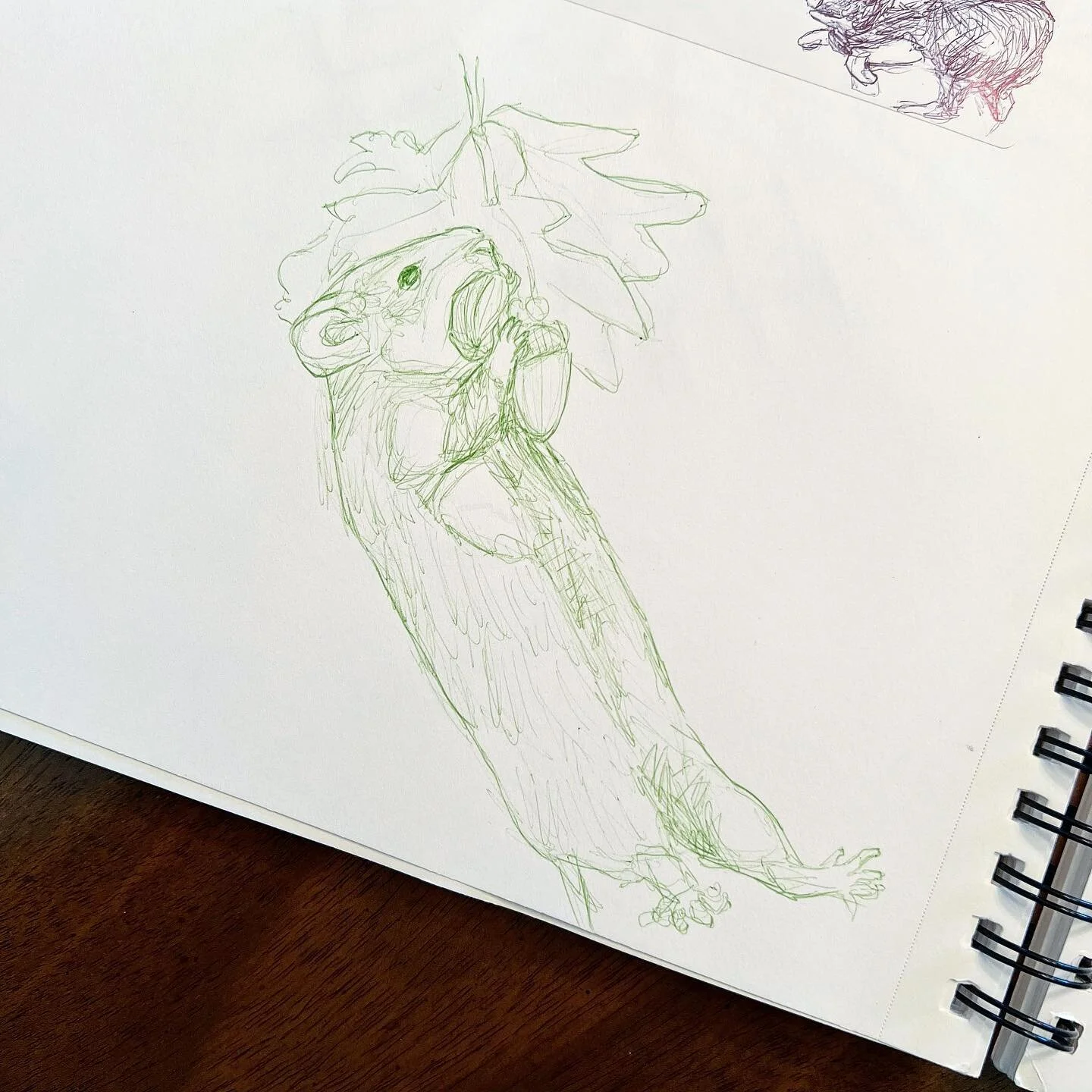 Here&rsquo;s a quick pen sketch of a little mouse for you! Just hanging in there! 🐁🌱
.
.
.
.
.
.
.
.
.
.
#animalart #animalsketch #animaldrawing #mouse #mouseart #mousedrawing #mouseartwork #quicksketch #quicksketches #quickdoodle #quickdoodles #sk