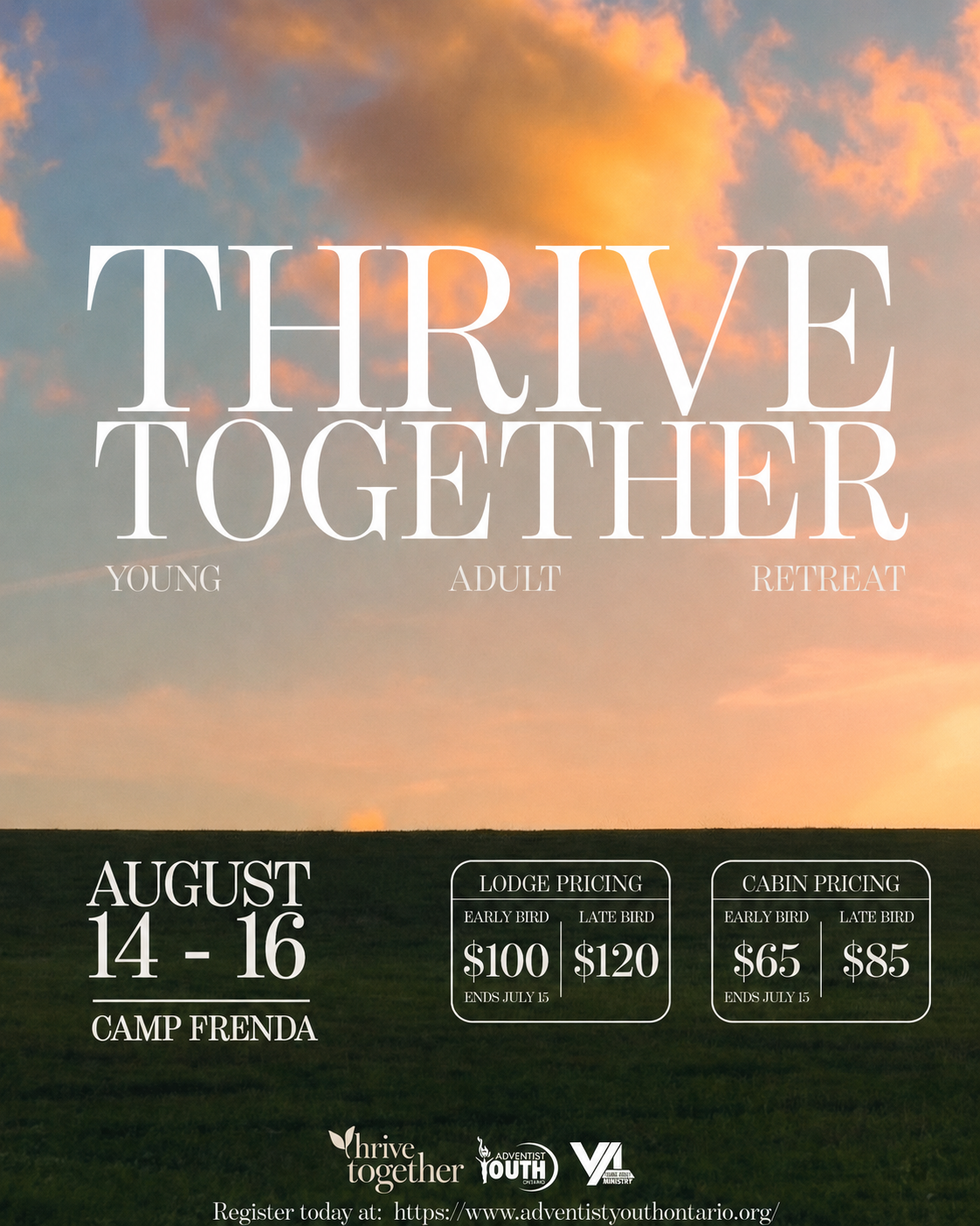 Thrive Together Young Adult Retreat 2026