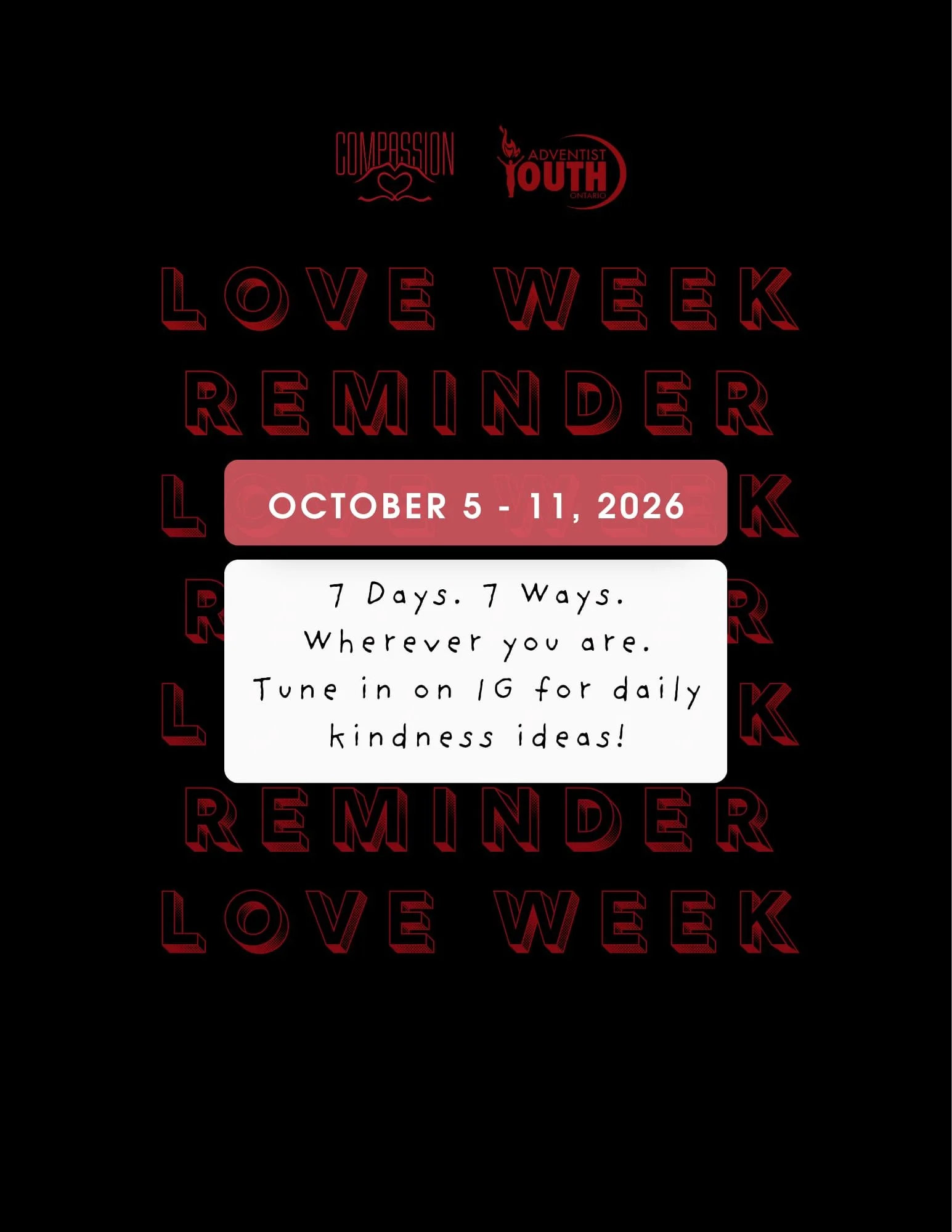 Compassion Love &amp; Care Week 2026