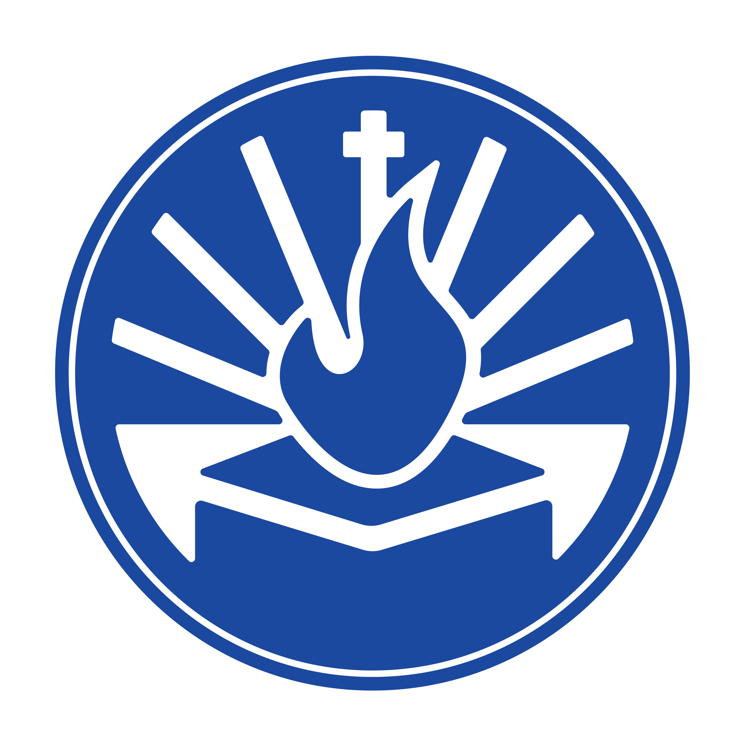 Logo of Easter Ontario Regional Youth Association, featuring a stylized open book with two flames above it.