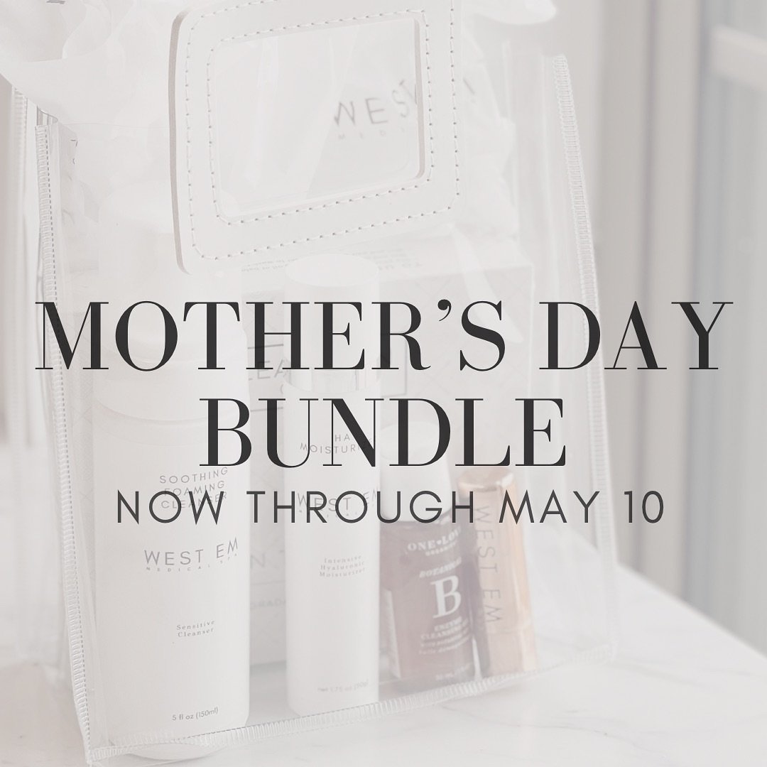 MOTHER&rsquo;S DAY SKINCARE BUNDLE

Starting today, we are selling Mother&rsquo;s Day skincare bundles!

Bundles include:

West Em cleanser
HA moisturizer 
Travel Clean Skin towels
Travel makeup oil
Free chapstick

Value: $156.50
Cost: $120

While su