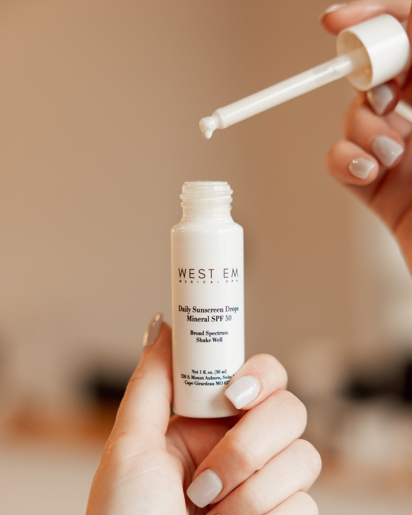 NEW SUNSCREEN DROPS

We are so excited to now be carrying West Em sunscreen drops. 

This sheer, lightweight mineral sun serum provides broad-spectrum UVA/UVB SPF 50 sunscreen protection. 

Potent antioxidants visibly brighten, nourish and soothe, le