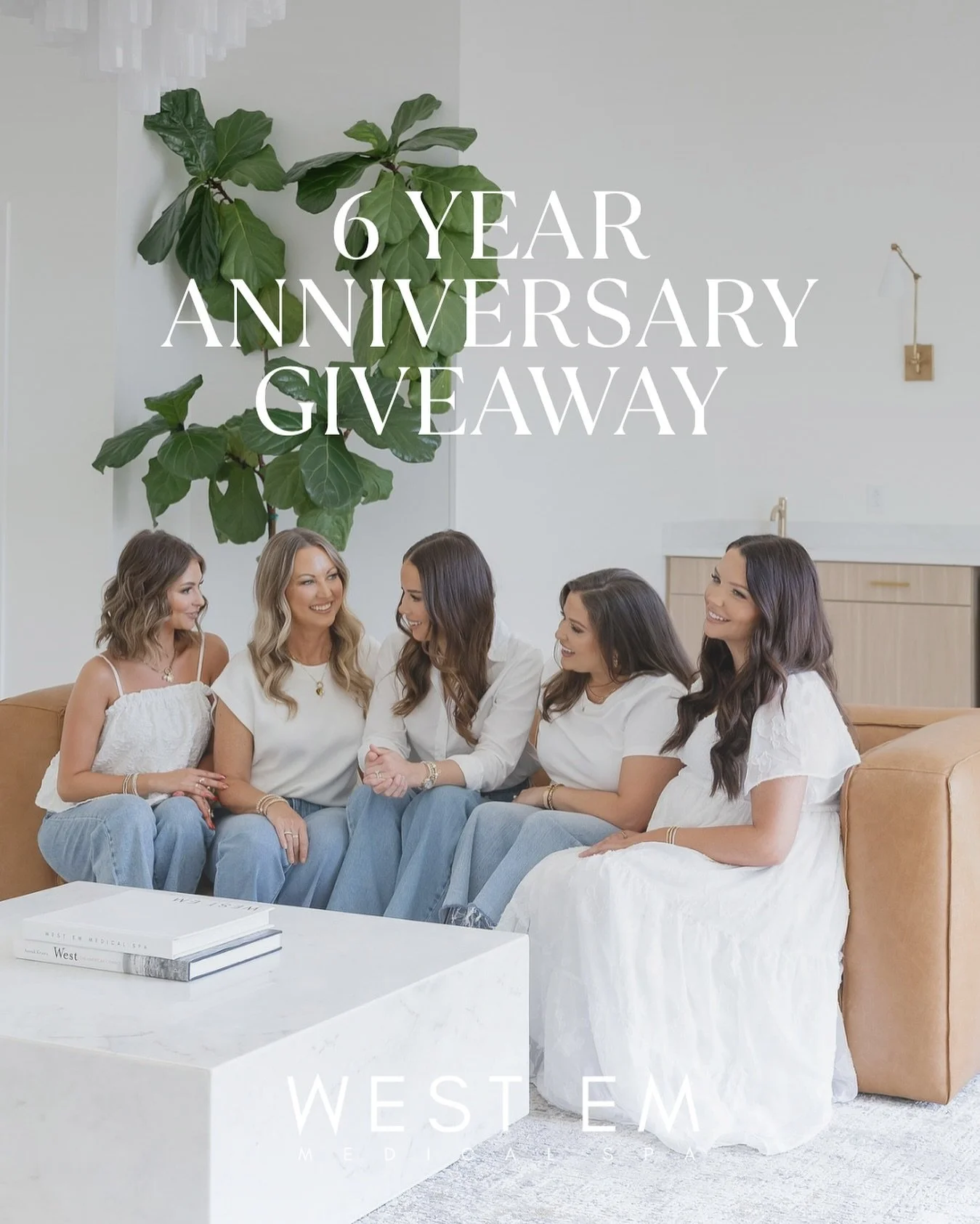 ANNIVERSARY GIVEAWAY 💌

Our biggest giveaway of the year is officially HERE! 🤩🤩🤩 Starting TODAY, you can enter to win some of our favorite prizes from our most loved places&hellip;☁️ PLUS, a West Em surprise you don&rsquo;t want to miss!
⸻
⭐️ HOW