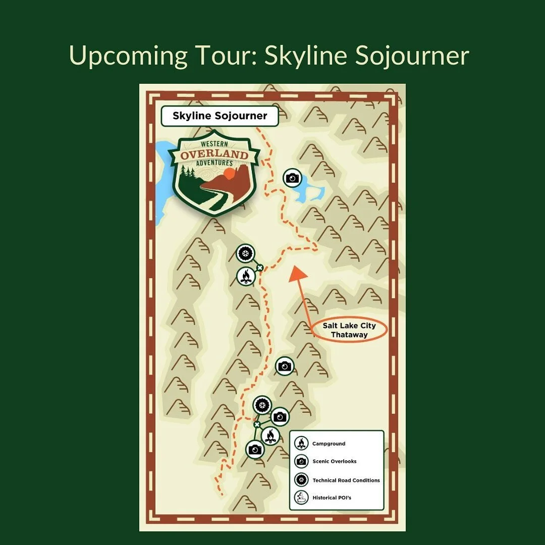 Join us July 28-30 as we explore the Wasatch Mountain Range on our 200-mile Skyline Sojourner tour!⛰️

Smack dab in the middle of Utah, this massive range offers up close exposure to dense pine forests, treeless tundra, and juniper filled desert. It&