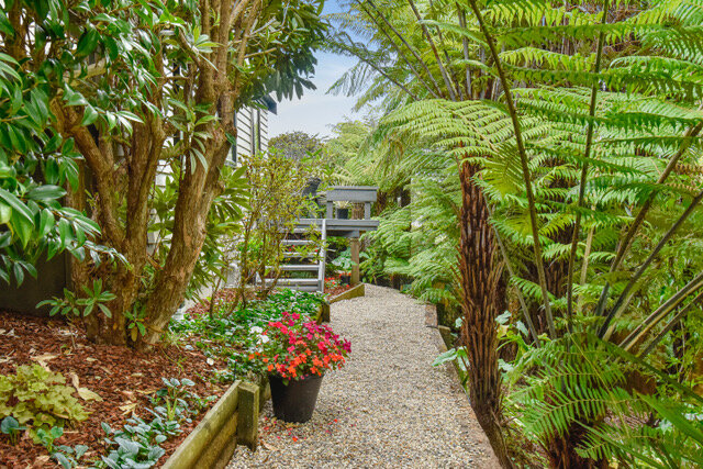 Dopo: giardino sul retro