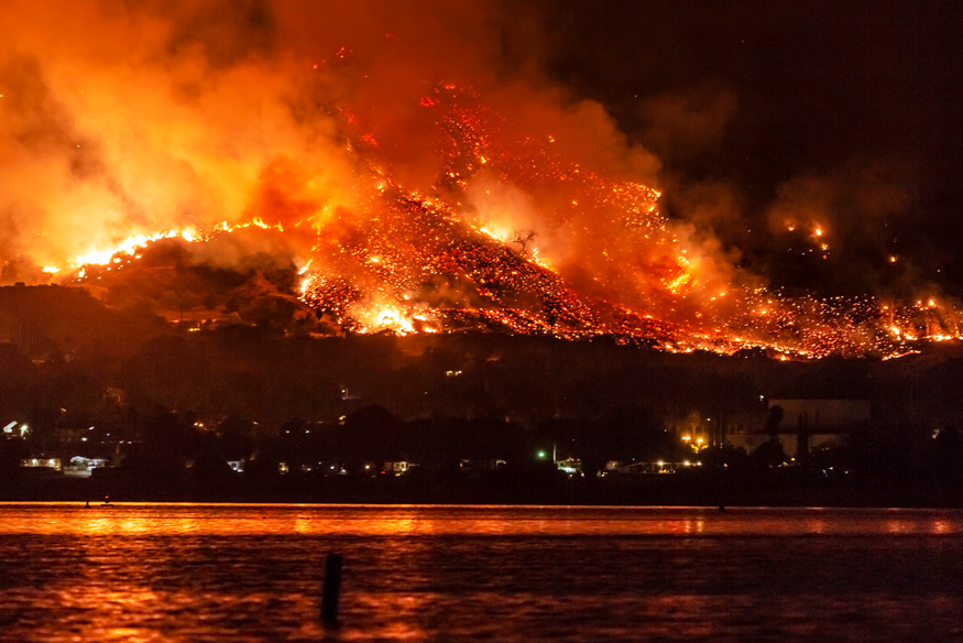 “The Holy Fire..”California, August 9, 2018, Kevin Key (slworking2 via fliker)