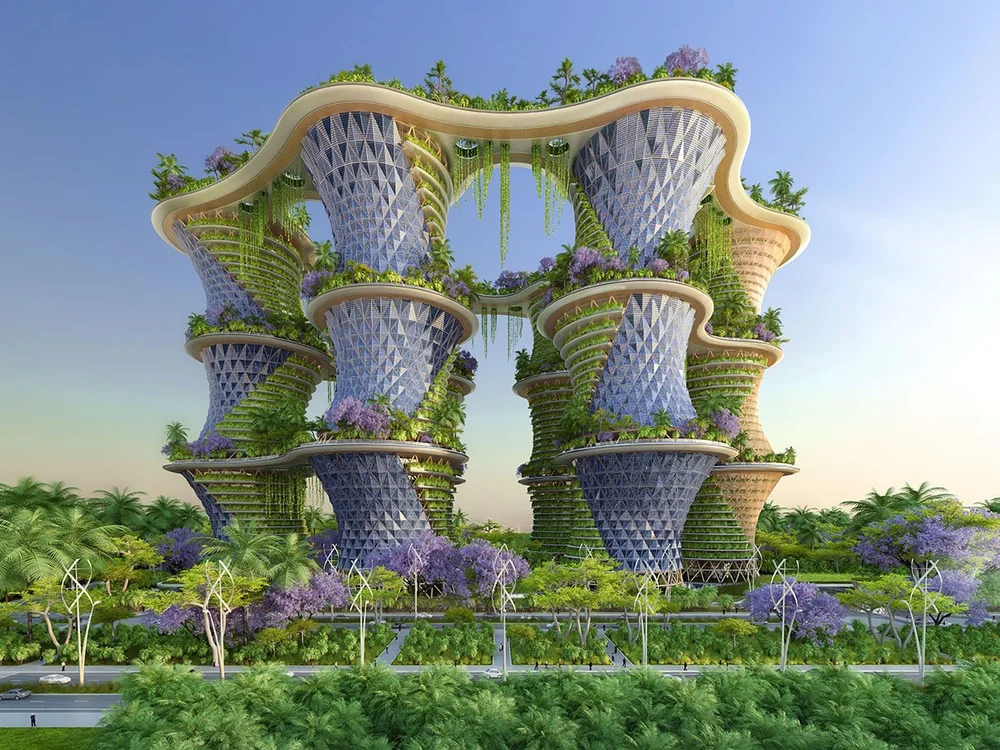 “Hyperions”, Vincent Callebaut Architectures