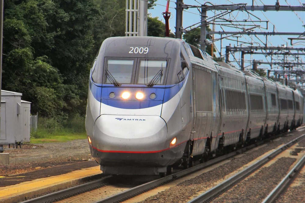 Amtrak Acela train, Connecticut 2011