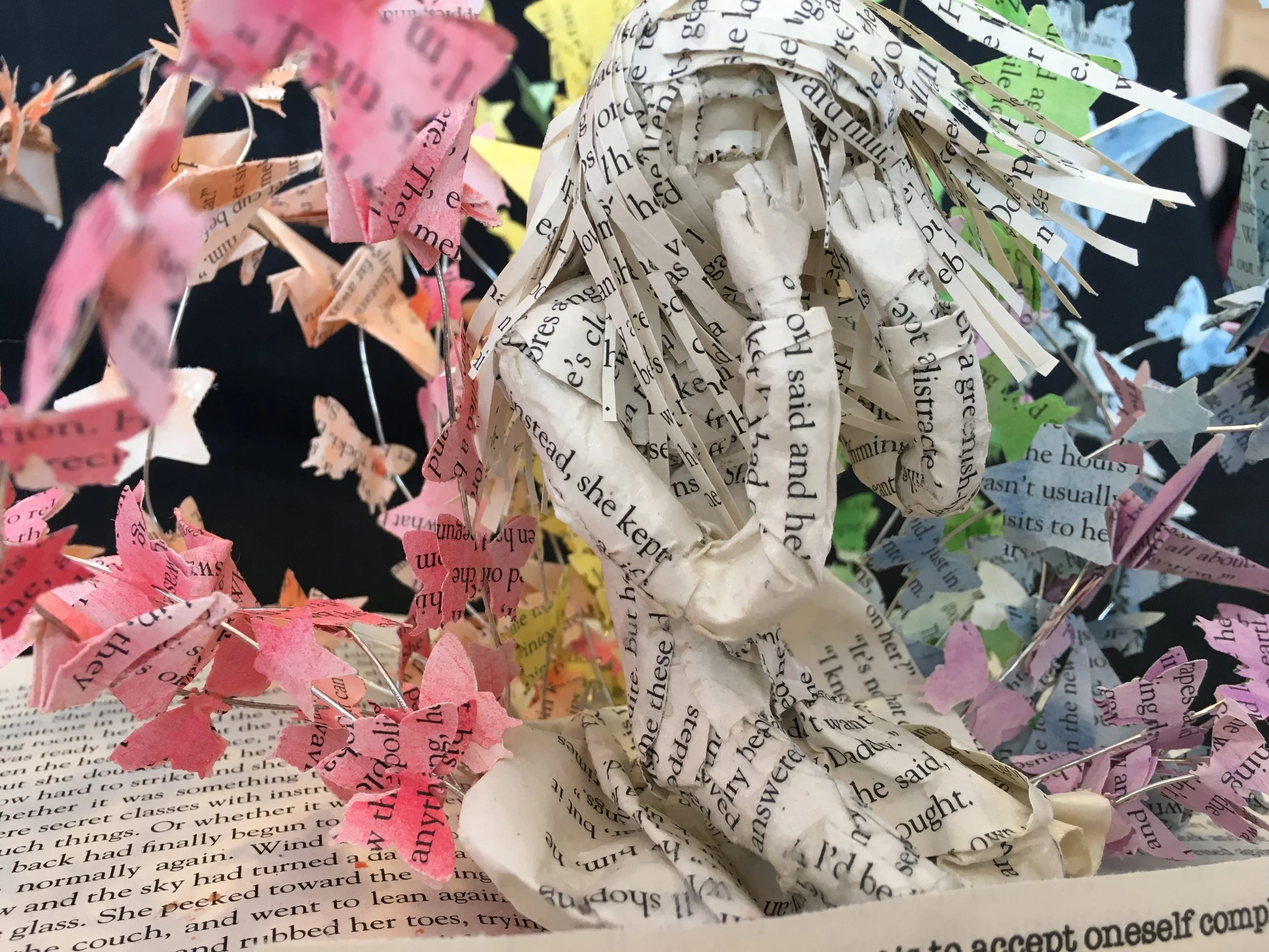 three-dimensional artwork created by Jorgen Madsen, a 2019 graduate of the Spencer Fox Eccles School of Medicine