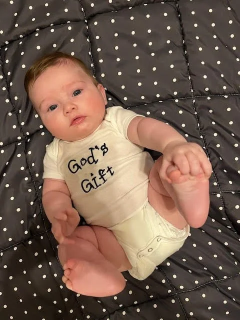 "God's Gift" Onesie