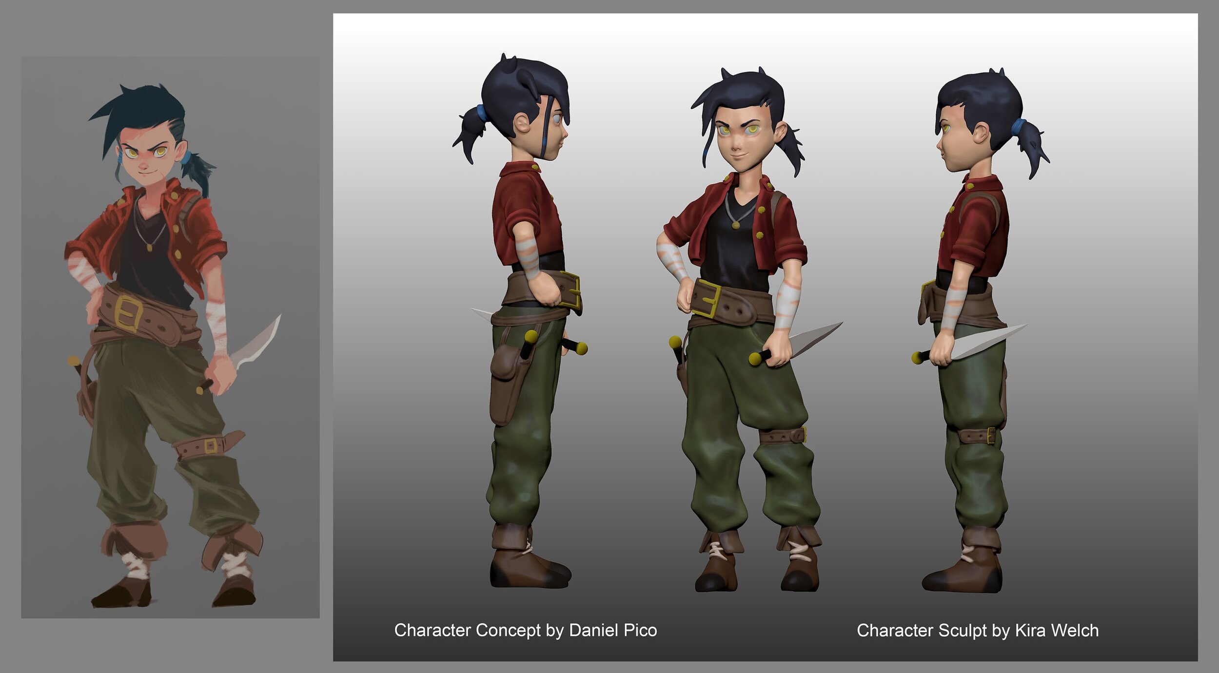 Character Sculpt Collaboration with Daniel Pico