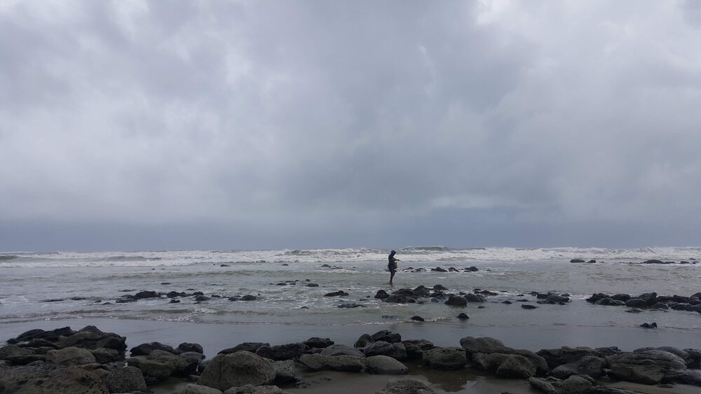 Verlassener Strand in Bangladesch