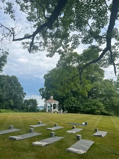 Yoga mats at Hutton Brickyards