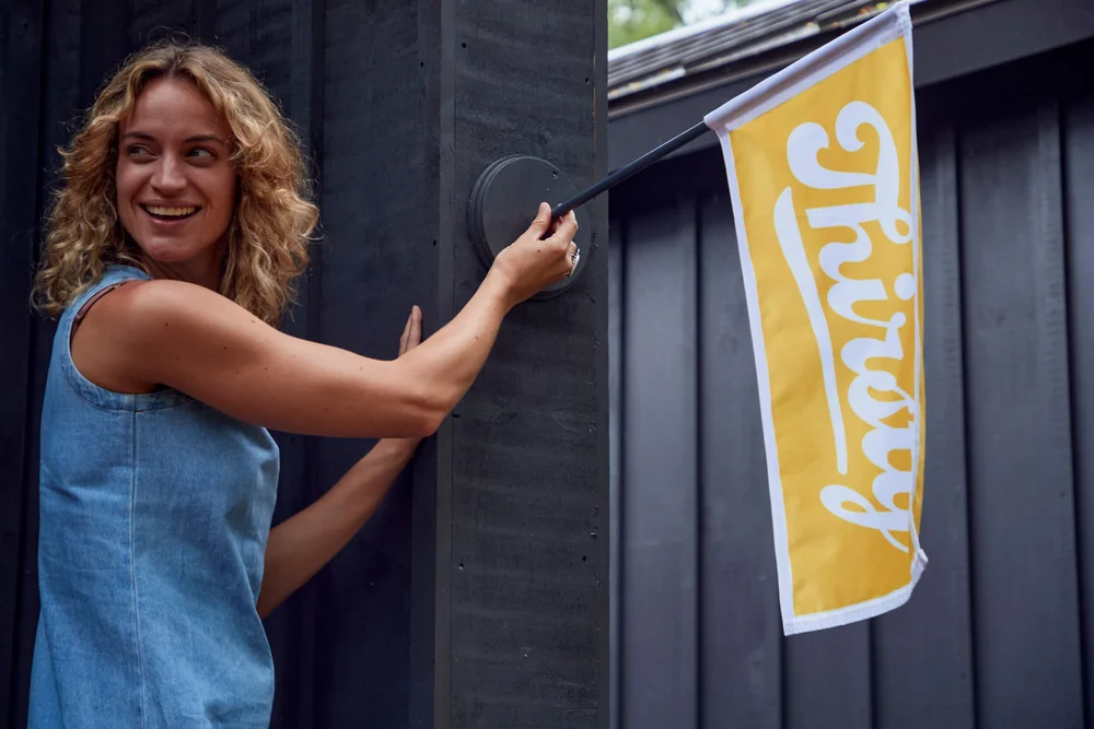 The Thirsty Flag at Happy Hour