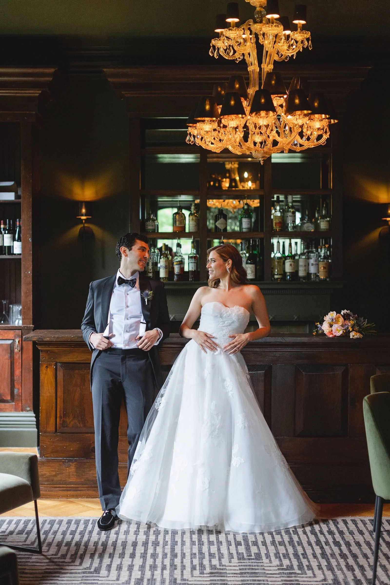 Wedding Couple in the Bar