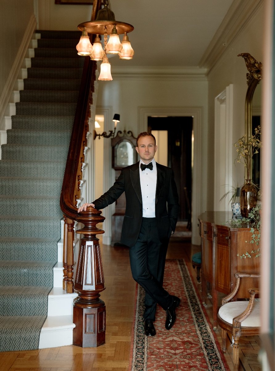 At staircase - him only - Jillian-Wedding.jpg