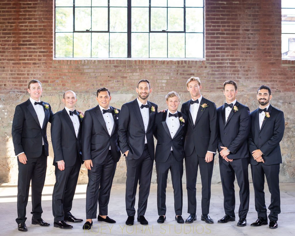  The groomsmen at Hutton Hall 