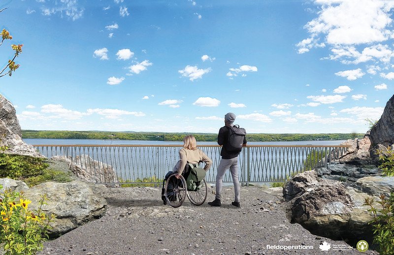 Rendering of View at Sohourner Truth State Park