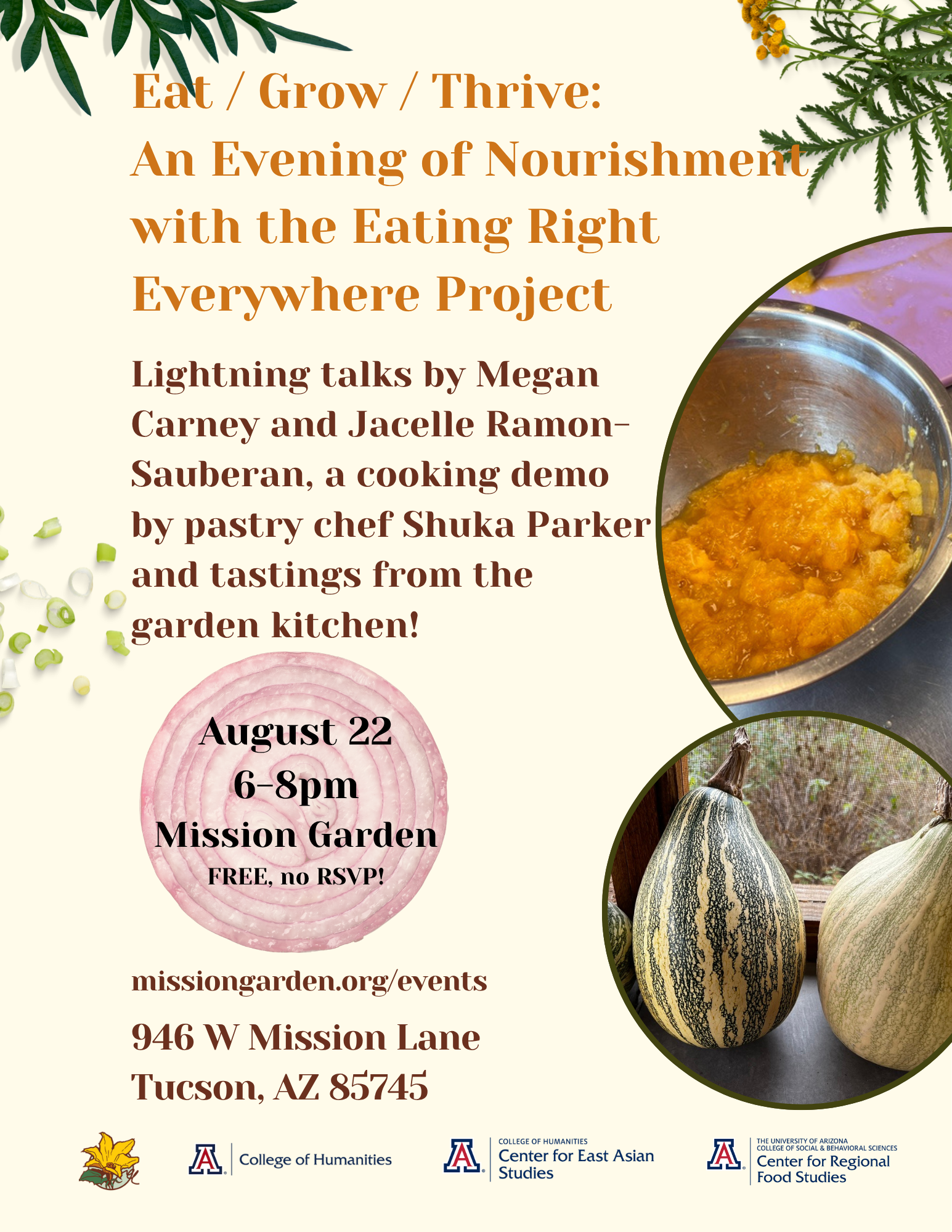 Eat / Grow / Thrive: An Evening of Nourishment with the Eating Right Everywhere Project