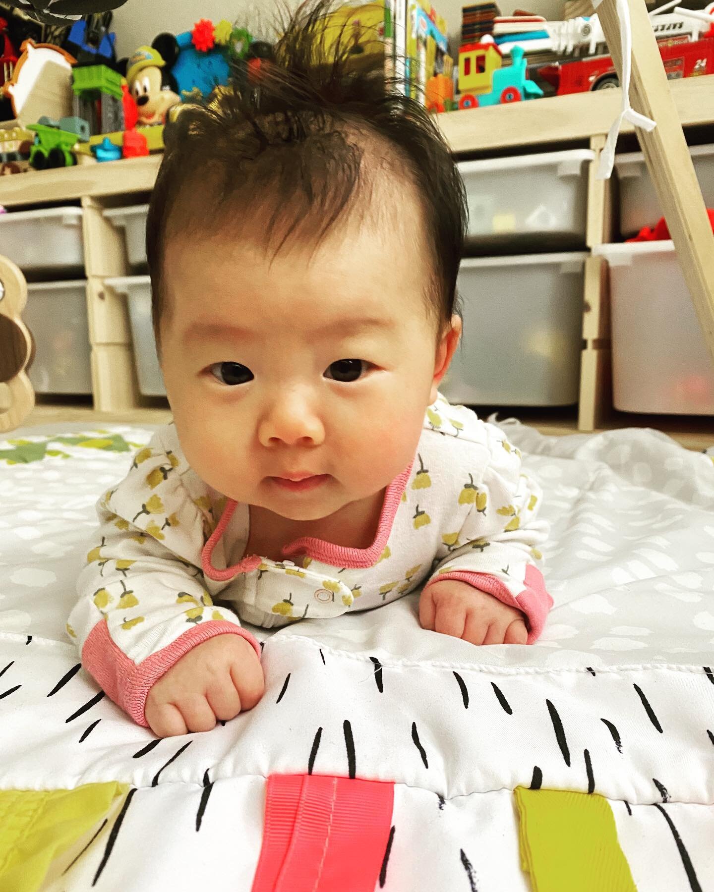 Tummy time Tuesdays (&amp; every day 😜). Isn&rsquo;t she the cutest??

#occupationaltherapy #breastfeeding #infantdevelopment #infantfeeding #maternalhealth #maternalwellness #pediatric