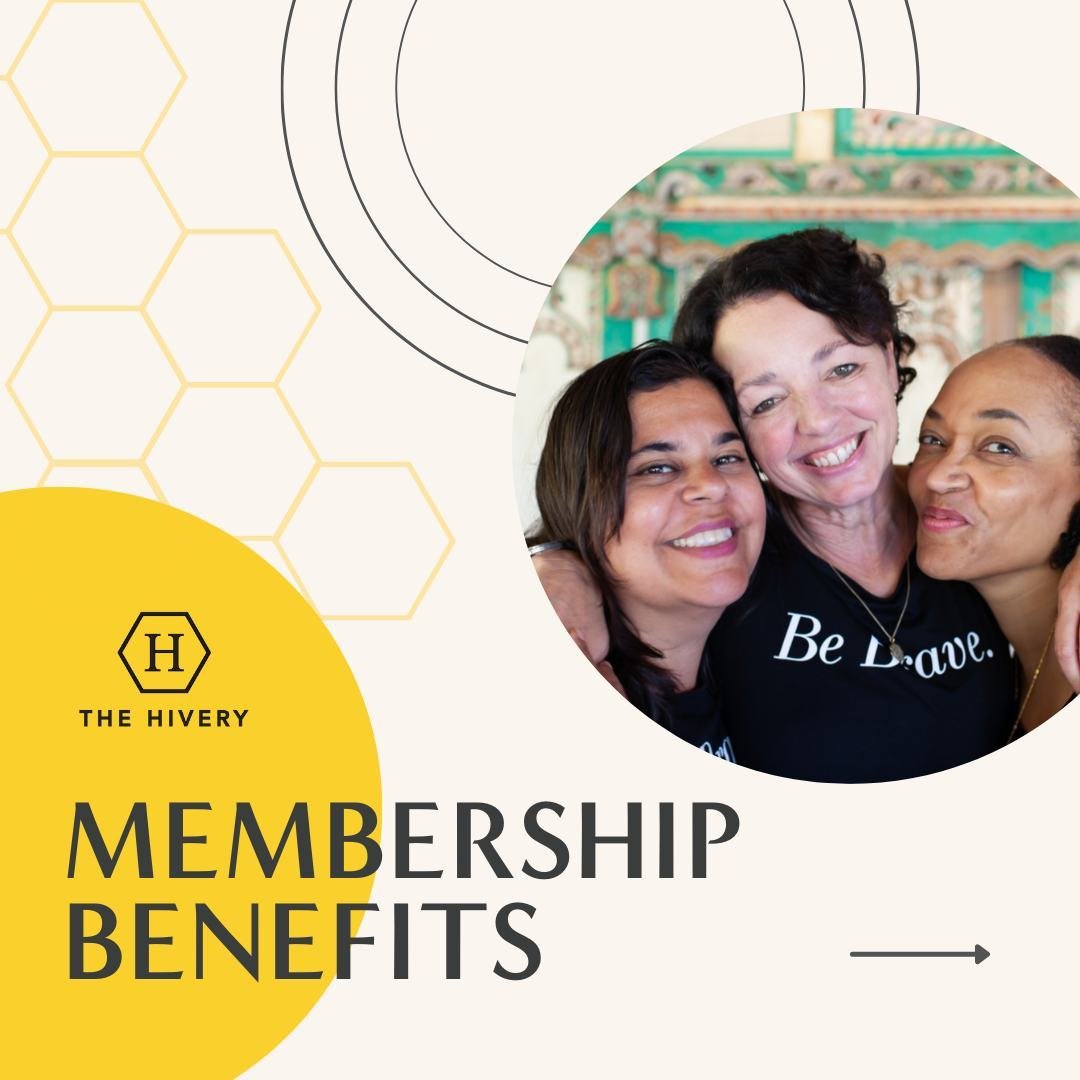 Craving connection, clarity, and support? ✨
The Hivery membership was made for you!

Imagine... 
💛 A supportive community of inspiring women who get you and your dreams.
💛 Turning ideas into action plans with accountability that works for YOU!
💛 F