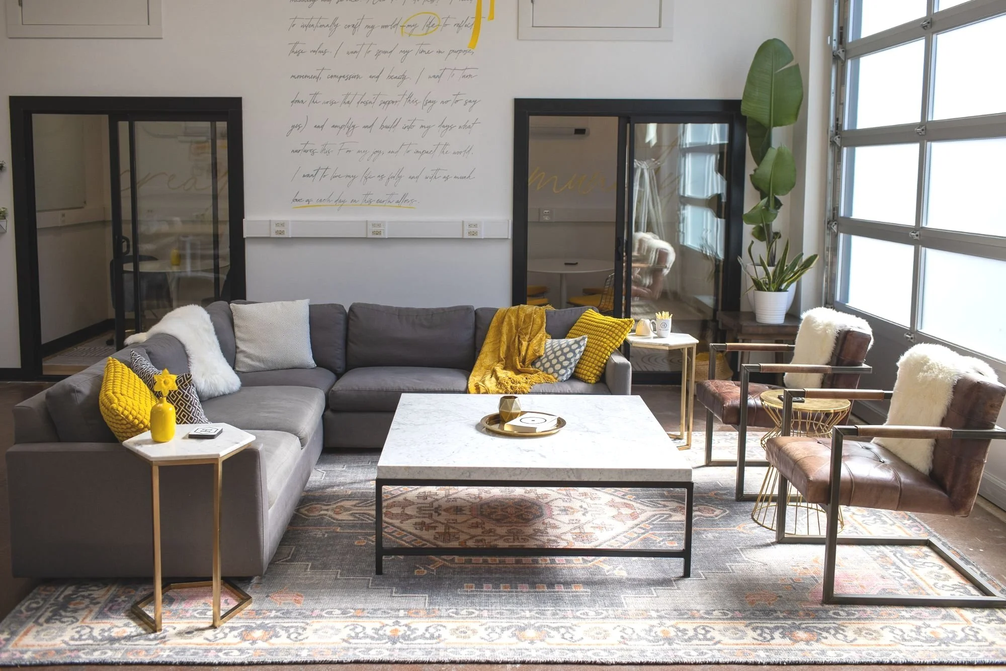 Natural light pouring into The Hivery’s creative workspace.