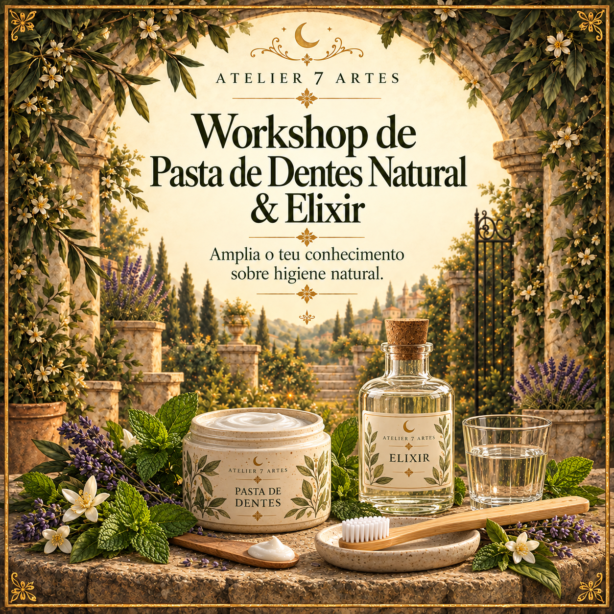 Workshop Pasta de Dentes natural & Elixir