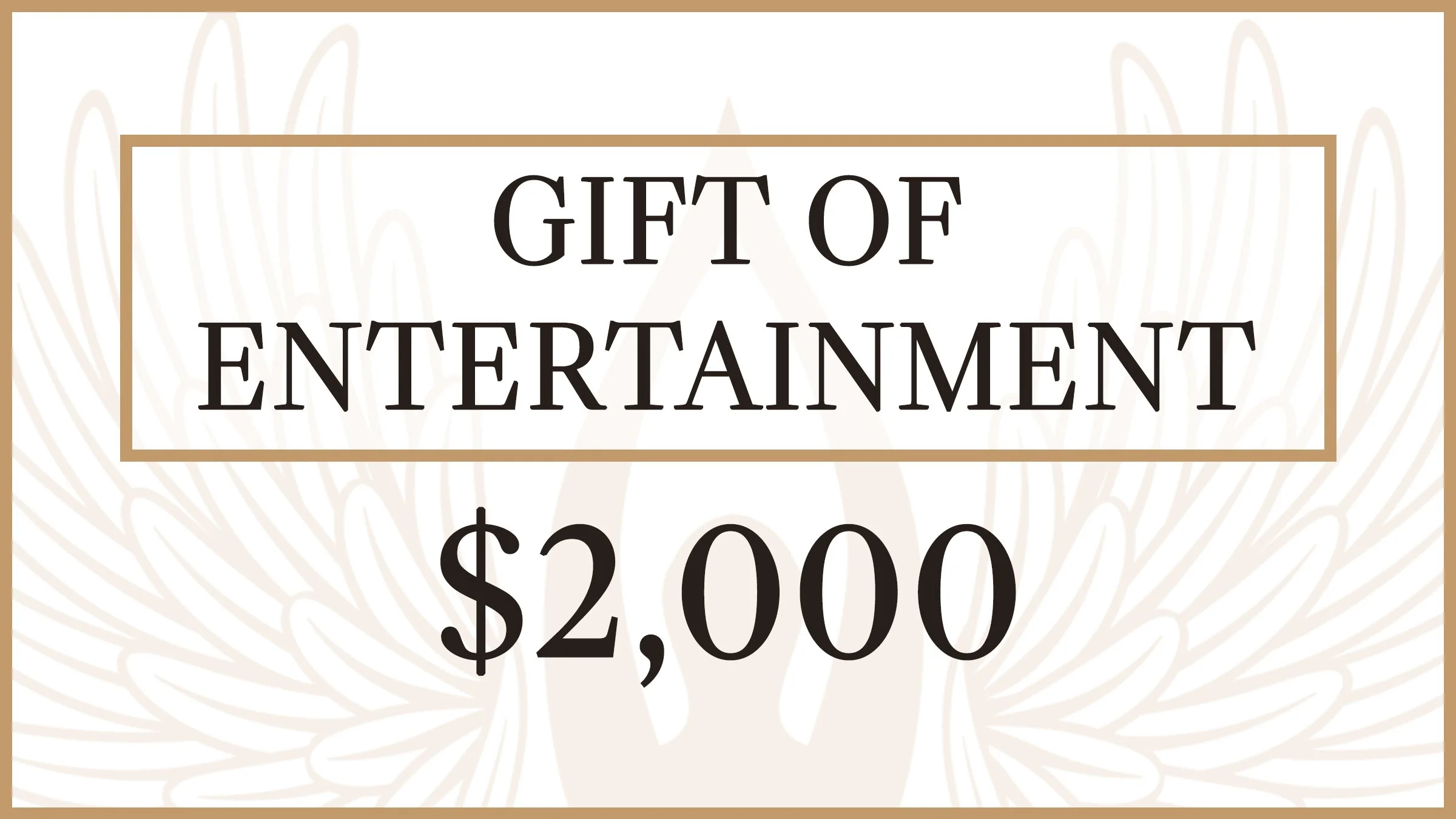 Angels In The Wings – GIFT OF ENTERTAINMENT