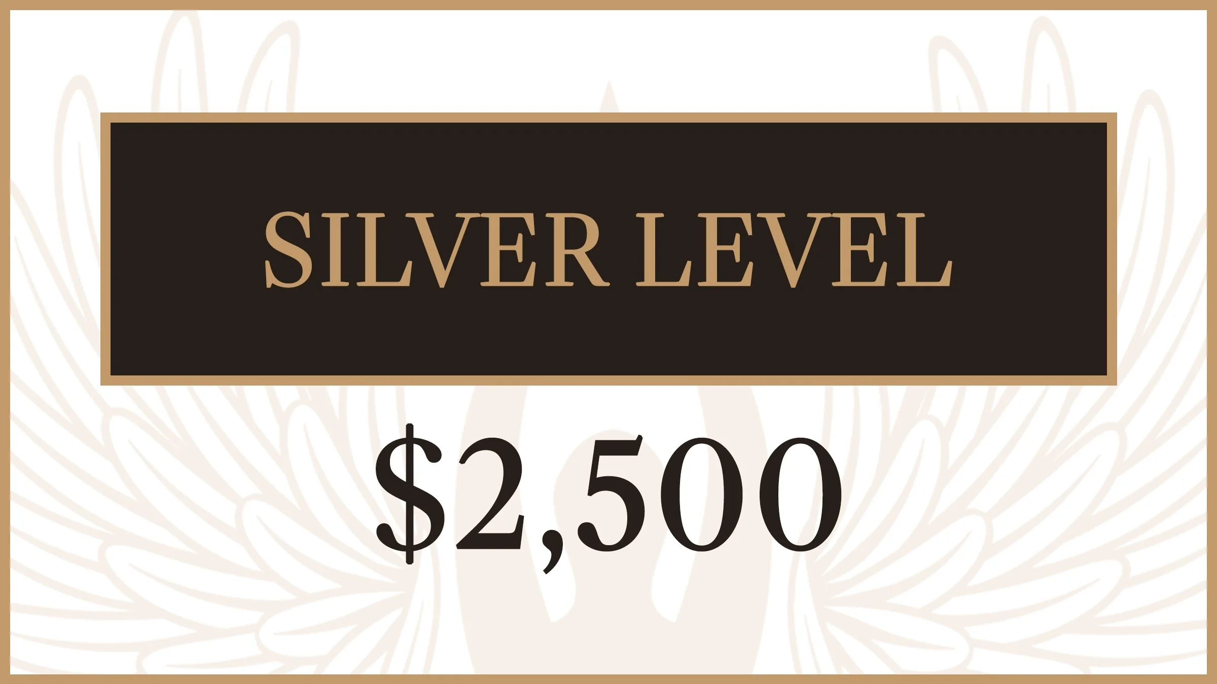 Angels In The Wings – SILVER LEVEL