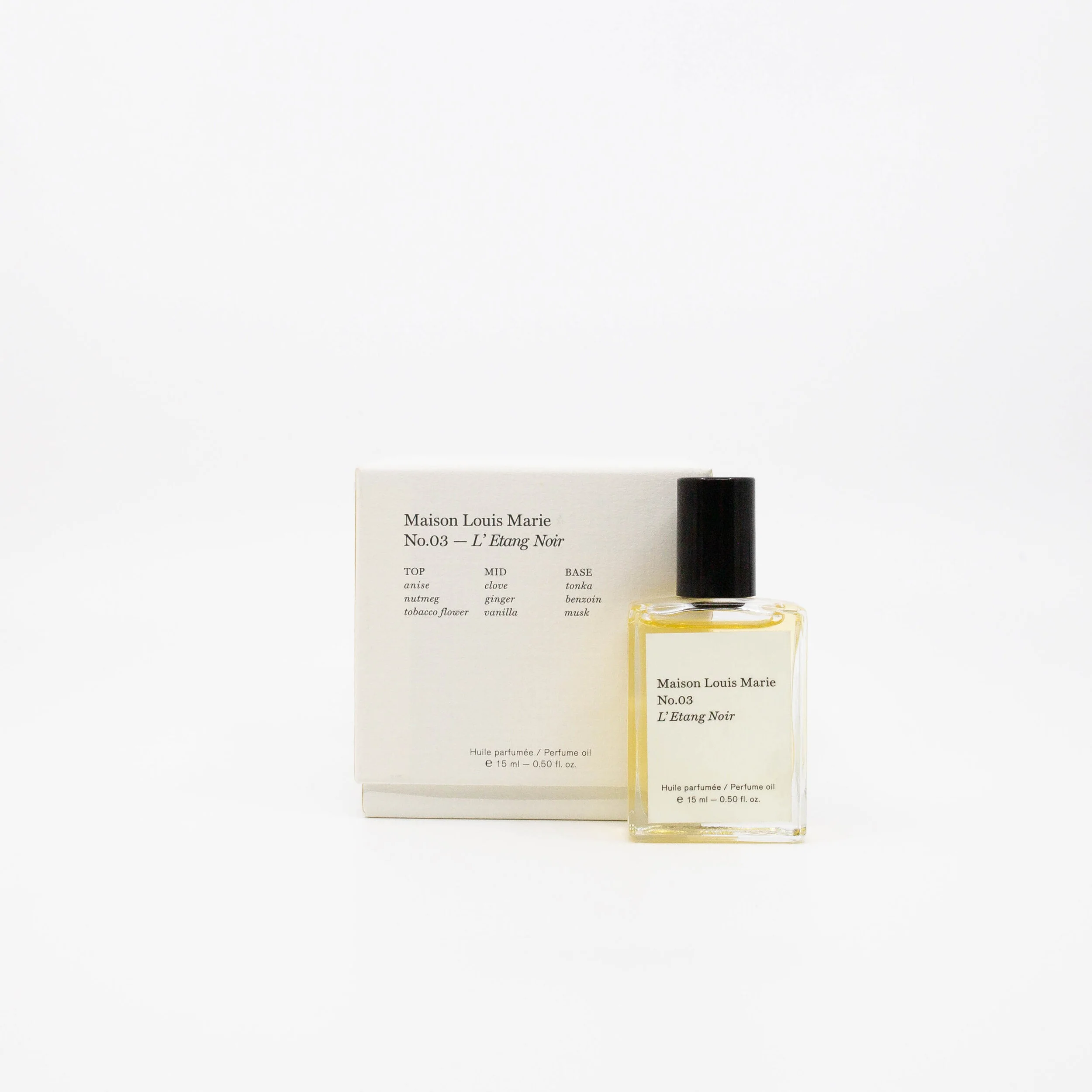 Maison Louis Marie No.03 L'ÉtangNoir15ml No. 03 L'Etang Noir Perfume Oil | Oil-Based Perfumes & Roll