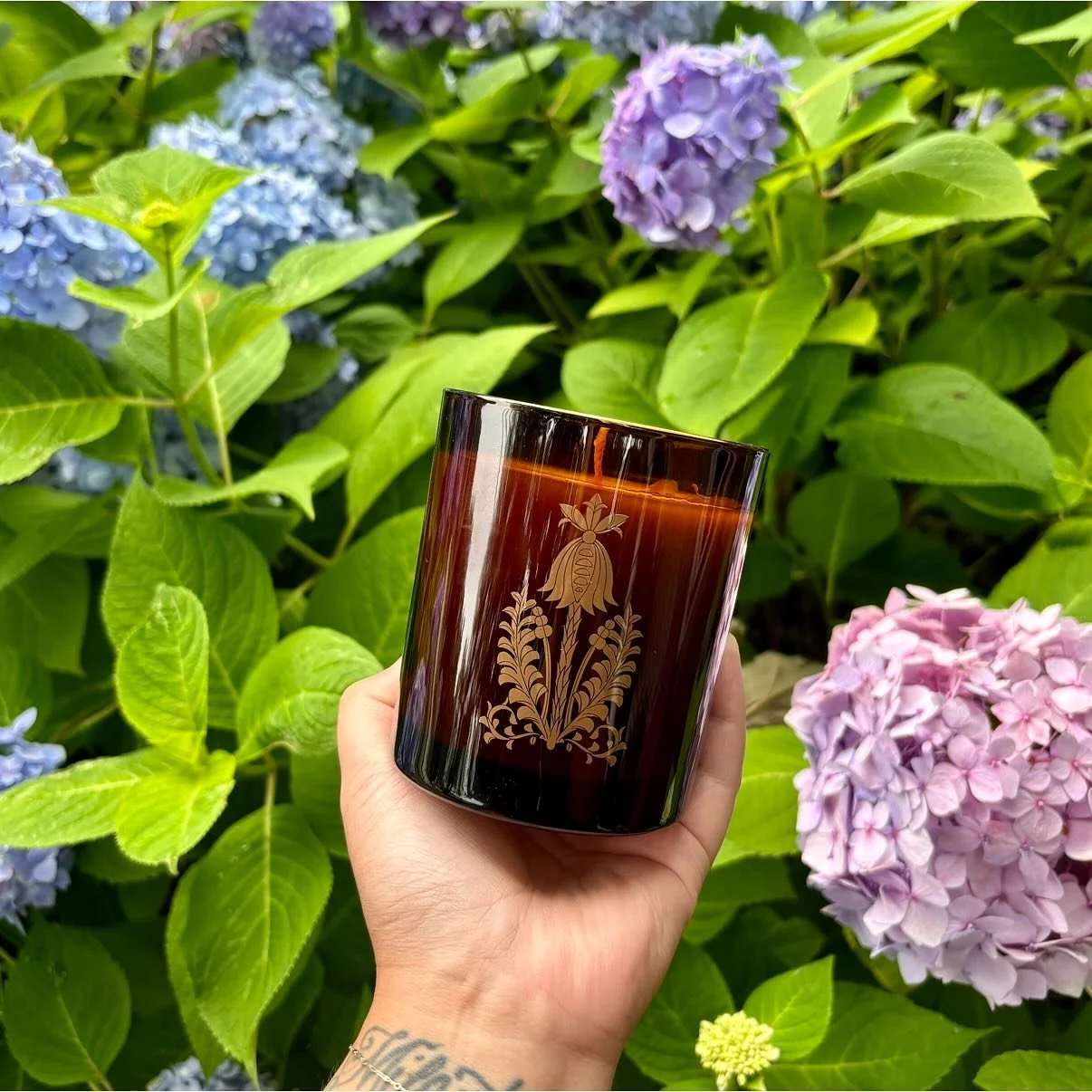 Limited quantities of these beautiful Citronella, Saffron &amp; Ginger candles by @thequietbotanist are in store now. Hurry &mdash; before the season winds down. 🌸🌸🌸