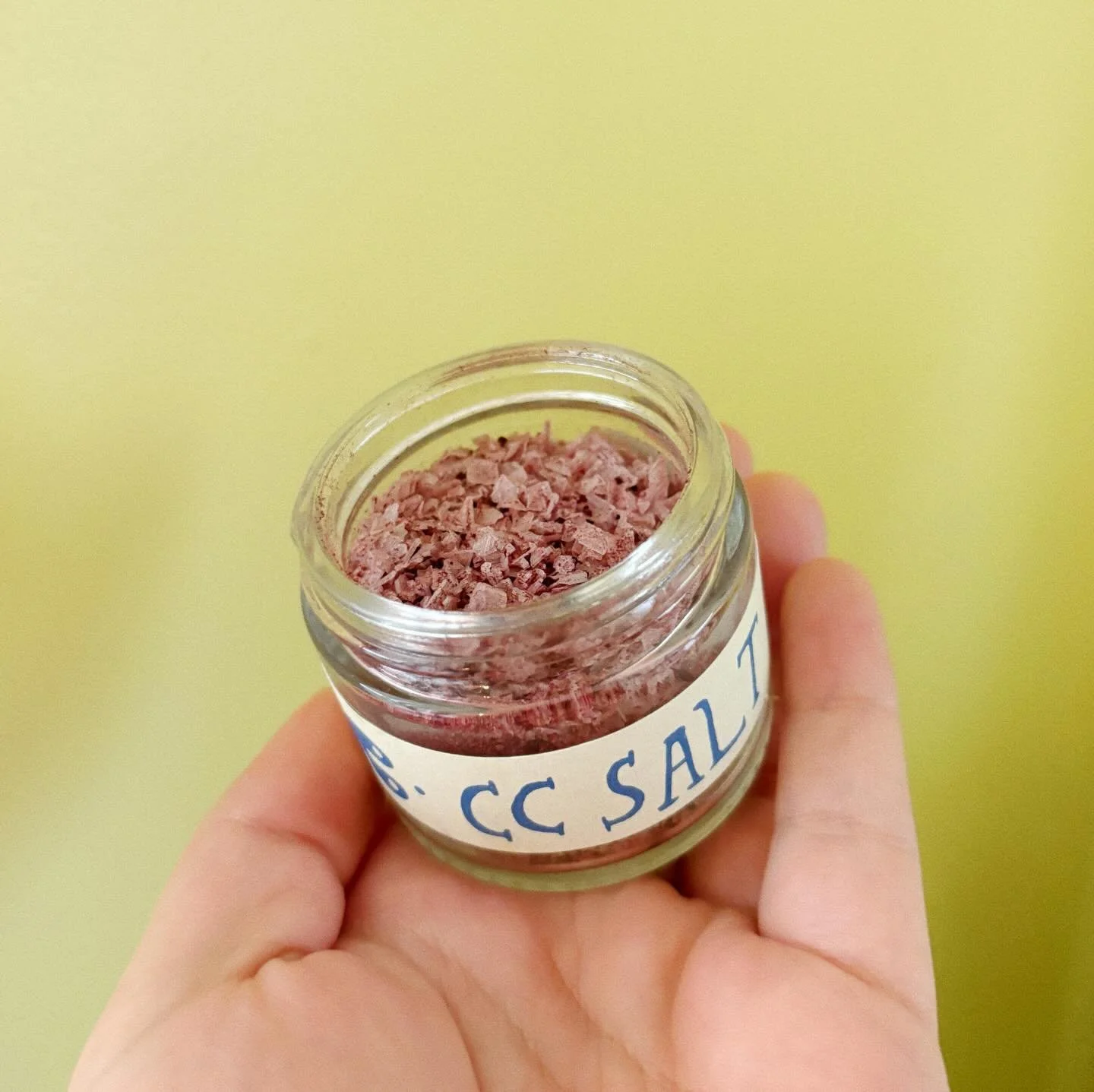CC salt by Cassis of Hudson Valley is made from dried pressed currants with sea salt. Great for drink rims, salads or anywhere you want to add a pop of color or bright umami taste. We also love their Salted Currant Compote (with cheese &mdash; yum!) 