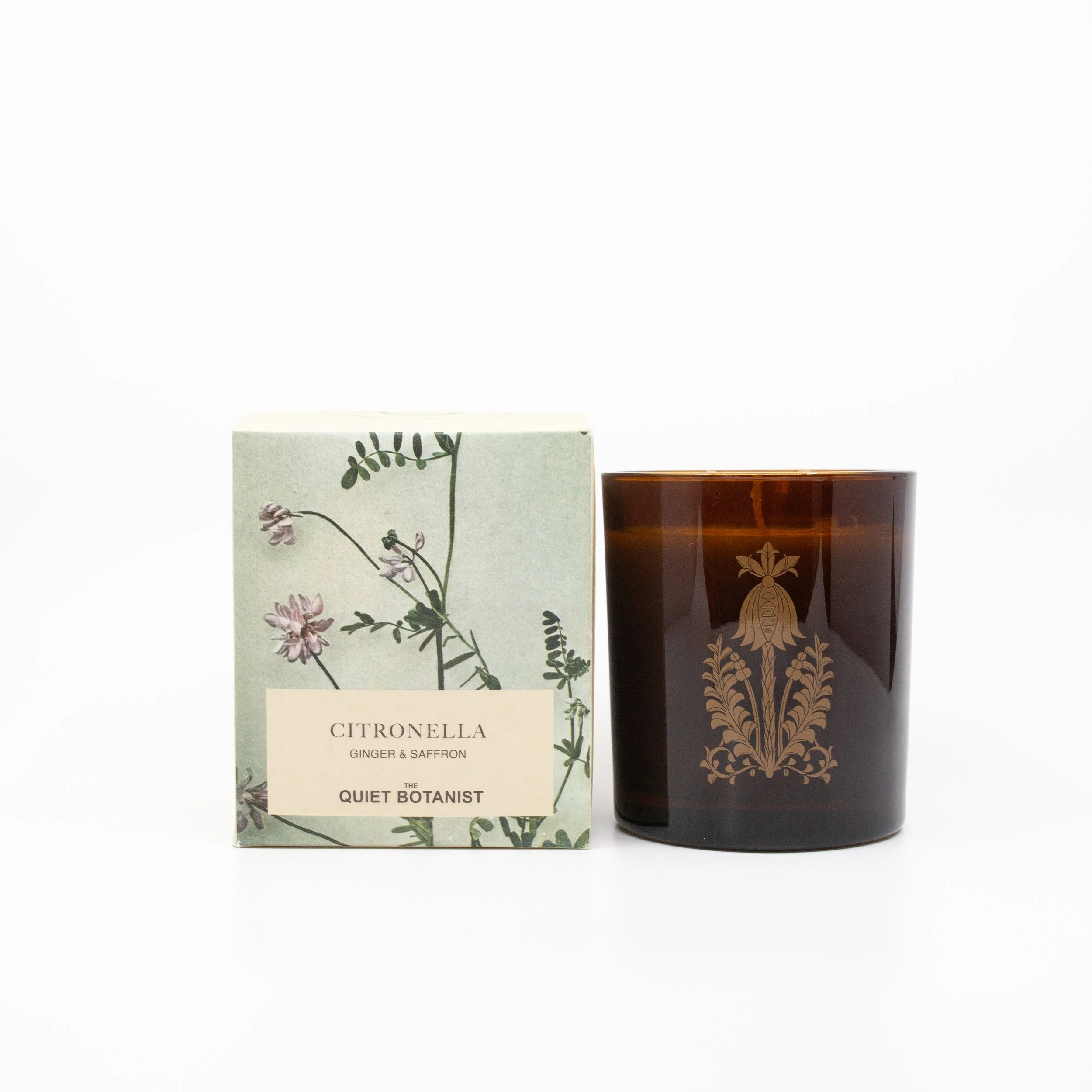 The Quiet Botanist Citronella, Saffron & Ginger Candle
