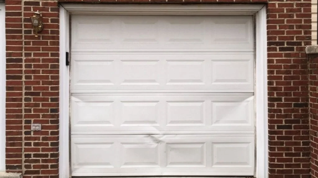 Dented Garage Door