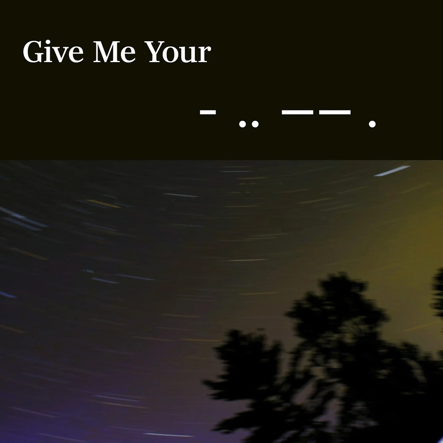 I&rsquo;ve been wanting to feature Morse Code as a building block for a tune for a long time, and that idea eventually led to this song - &lsquo;Give Me Your Time&rsquo;, written with and featuring @imogengreenbeans , and it&rsquo;s out now on all st
