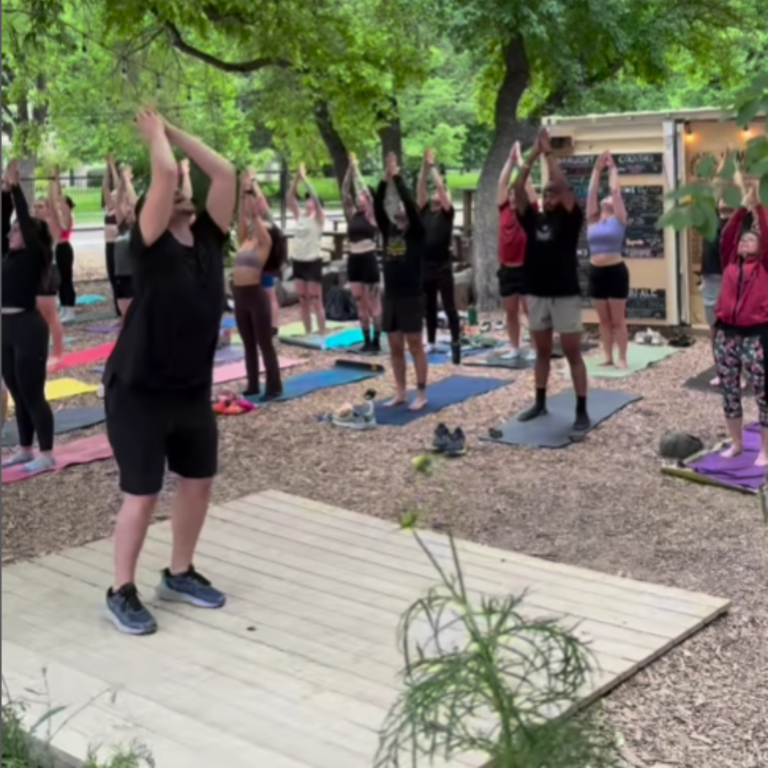 Beer Garden Yoga