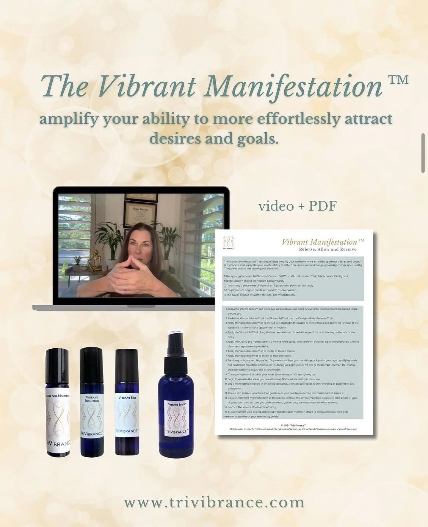 ✨ Amplify Your Manifestation Power with The Vibrant Manifestation™ Technique! ✨
Unlock the potential of your thoughts and desires with this powerful practice designed to help you attract goals effortlessly. Our Vibrant Manifestation™ tec