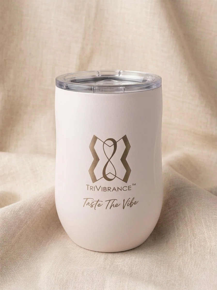 TASTE THE VIBE - All Purpose Vibrant Beverage Holder - White