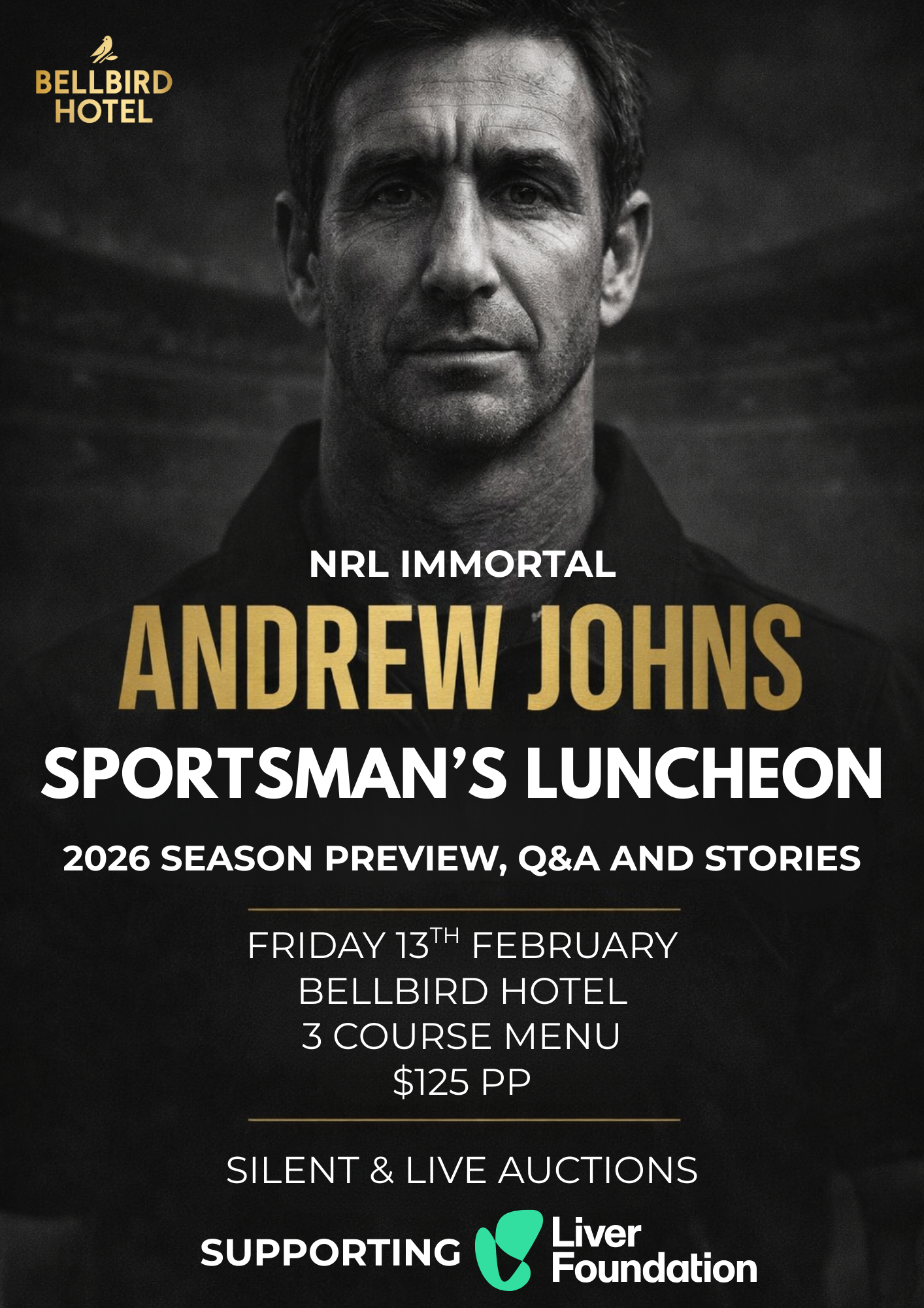 Andrew Johns NRL Sportsman’s Luncheon