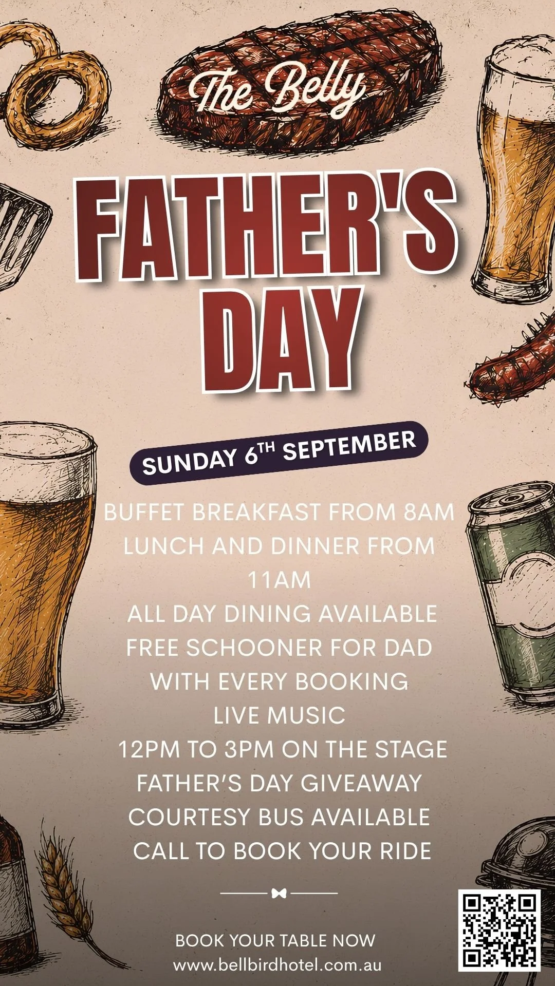 🍻 Father's Day at The Belly!
