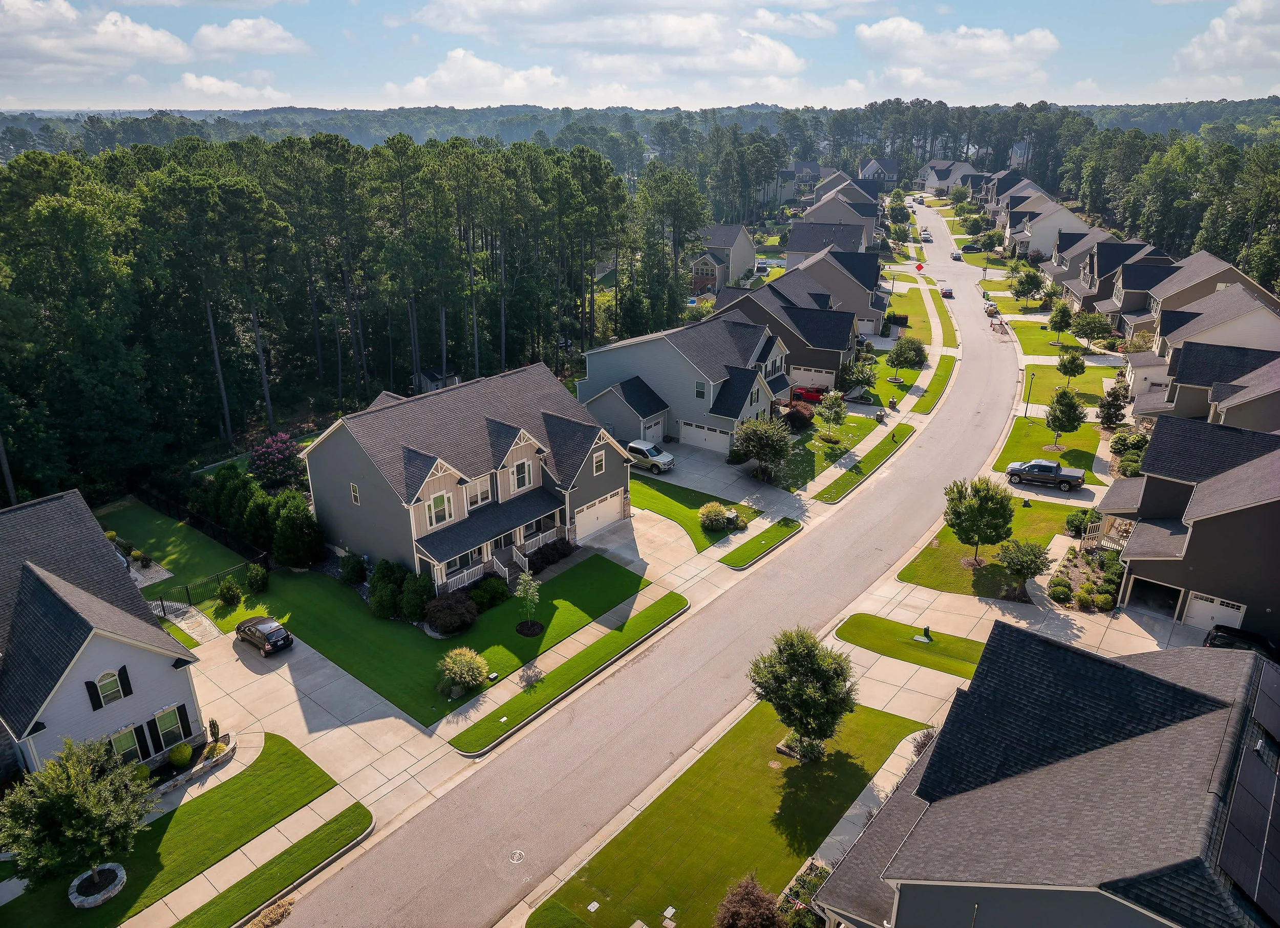 Drone Photography for New Developments in Johnston County NC