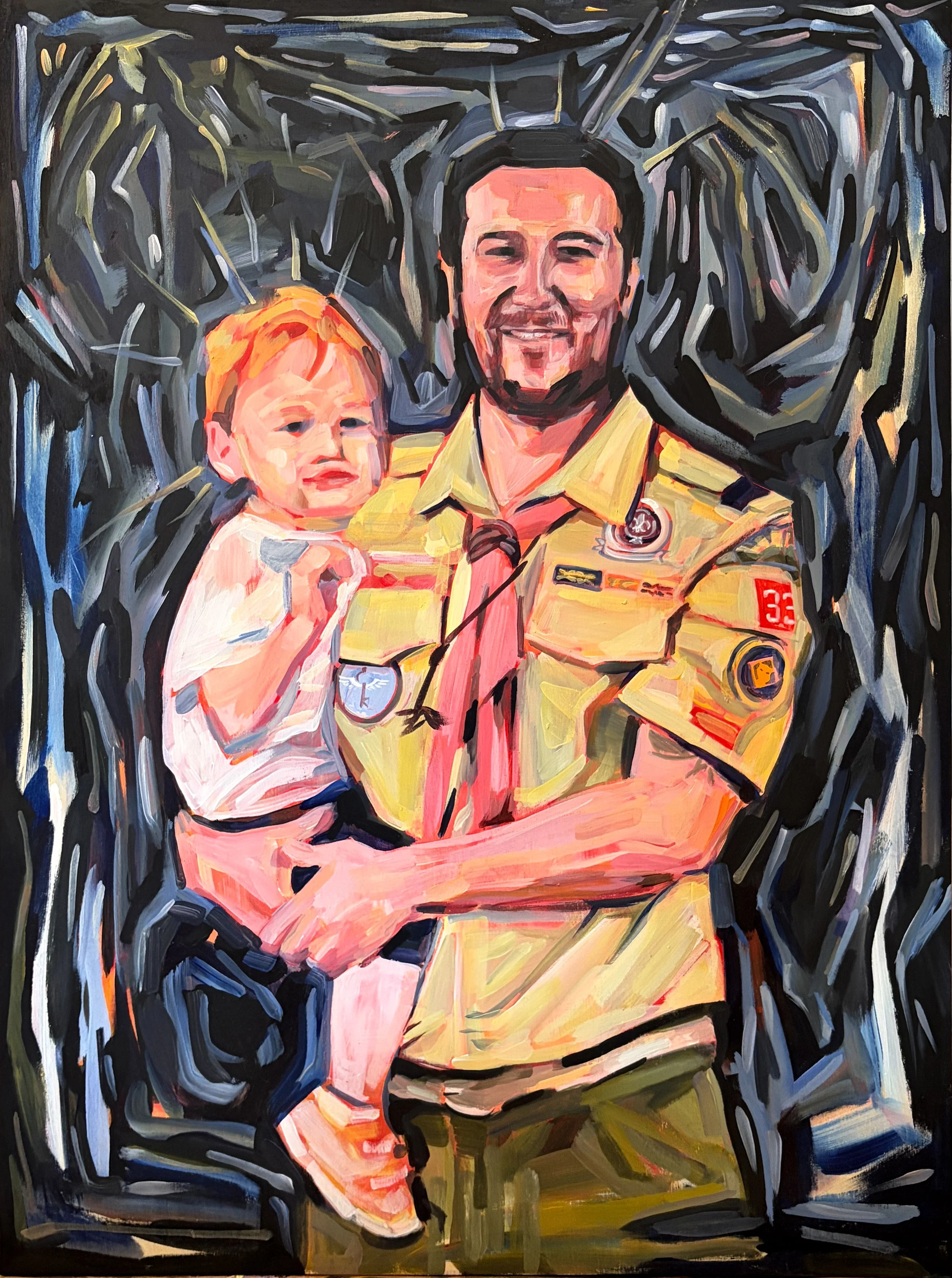 acrylic on 18 x 24 panel, 2026