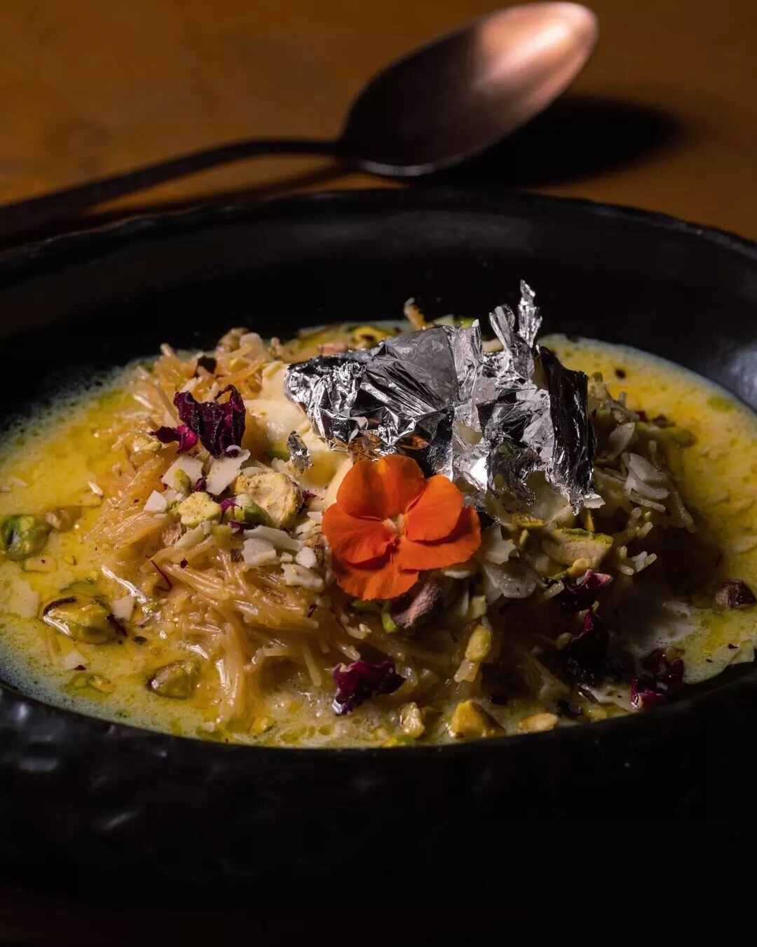 Don't miss out on dessert&nbsp;😍 

Try our colourful Savai Ka Ghosla (literally translates to vermicelli nest), a dish inspired by the Mughal Era made with roasted vermicelli, saffron milk, thandai cream and toasted nuts.