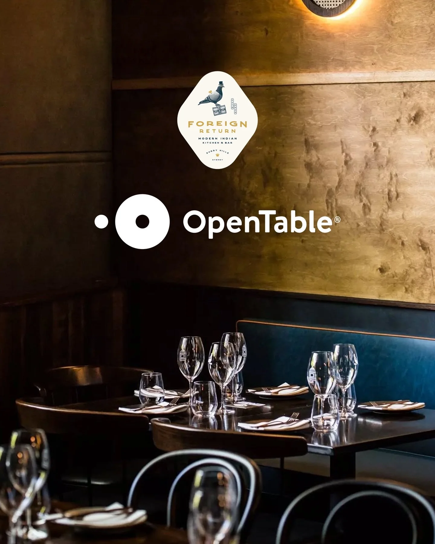 Booking your favourite table at Foreign Return just got a whole lot easier.

We&rsquo;re excited to share that all reservations have now officially moved to @opentableau &mdash; giving you faster booking, real-time availability, and a seamless way to