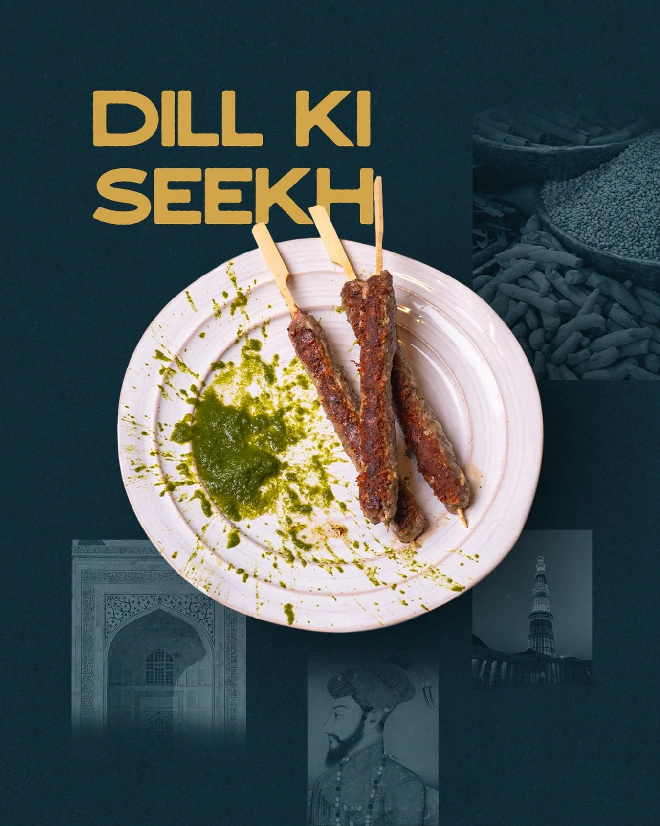 This one&rsquo;s all about nostalgia on a stick.

Smoky, spiced, and finished with dill that lifts every bite, our Dill Ki Seekh is comfort food with character.

Best enjoyed slowly&mdash;preferably with good company and a strong drink on the side.

