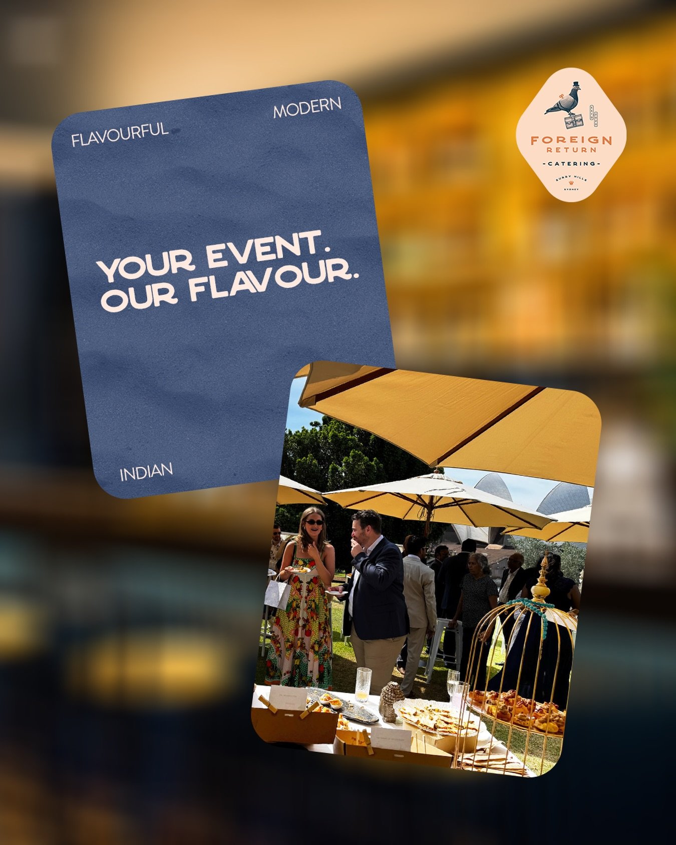 Your event deserves more than standard catering.

At Foreign Return, we bring modern Indian flavours, seamless service and curated menus straight to your celebration.

From intimate gatherings to grand occasions, every detail is handled with care and