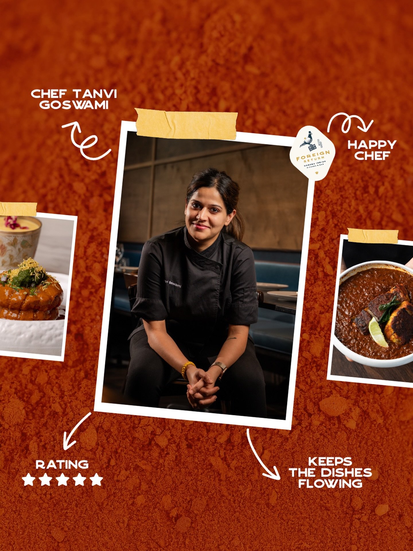 Behind every unforgettable dish is a chef who pours passion into every detail.

Meet @chef_tanvigoswami &mdash; the creative force helping bring bold flavours, modern Indian cuisine, and memorable dining experiences to your table.

The next time you 