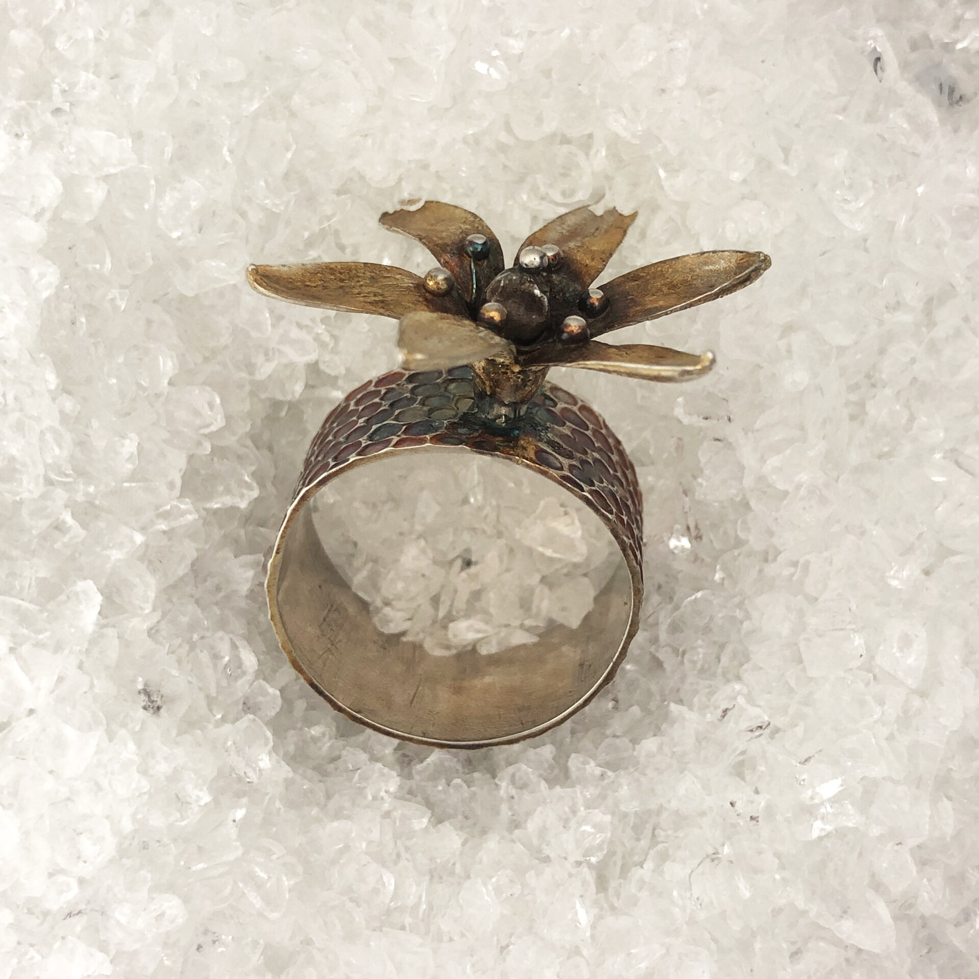 Cast Flower Ring - side view.jpg